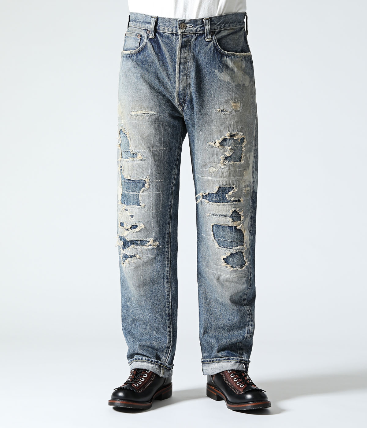 Lot No. SC41947SR / 14.25oz. DENIM 1947 REMAKE AGED MODEL (REGULAR