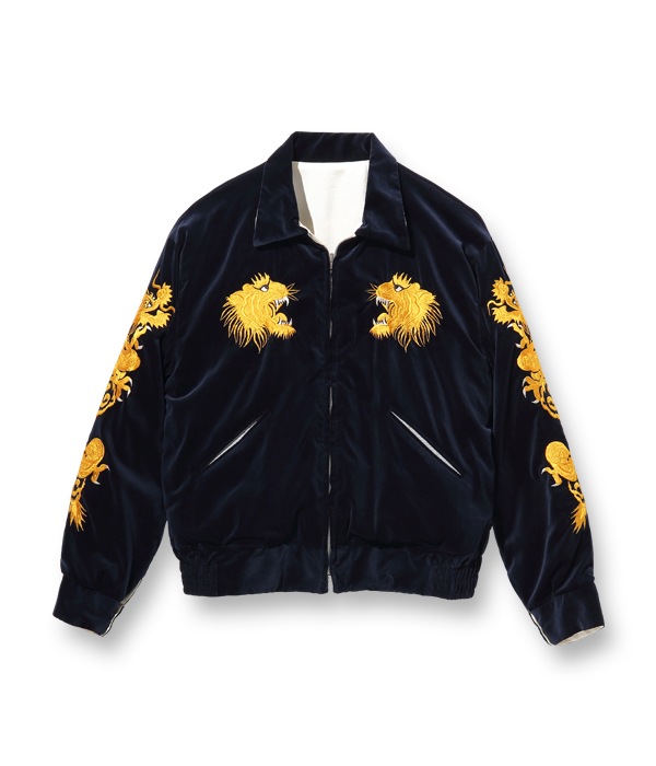 Lot No. TT14973-128 / Mid 1950s Style Velveteen × Acetate Souvenir