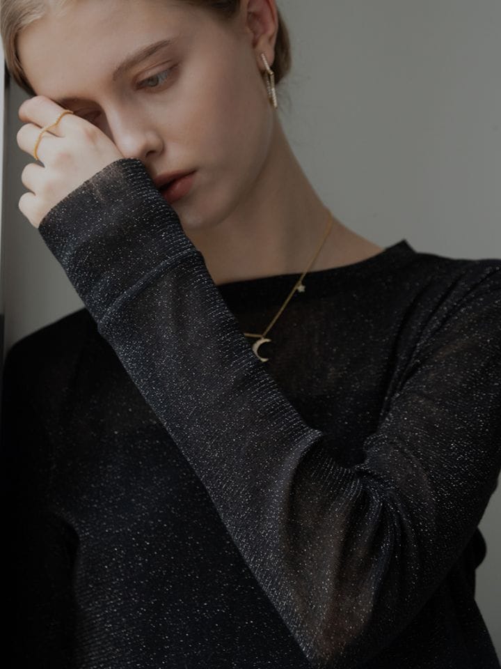 ラメシアーカットソー | Tops,Tシャツ | | TREFLE＋1（トレフルプラス