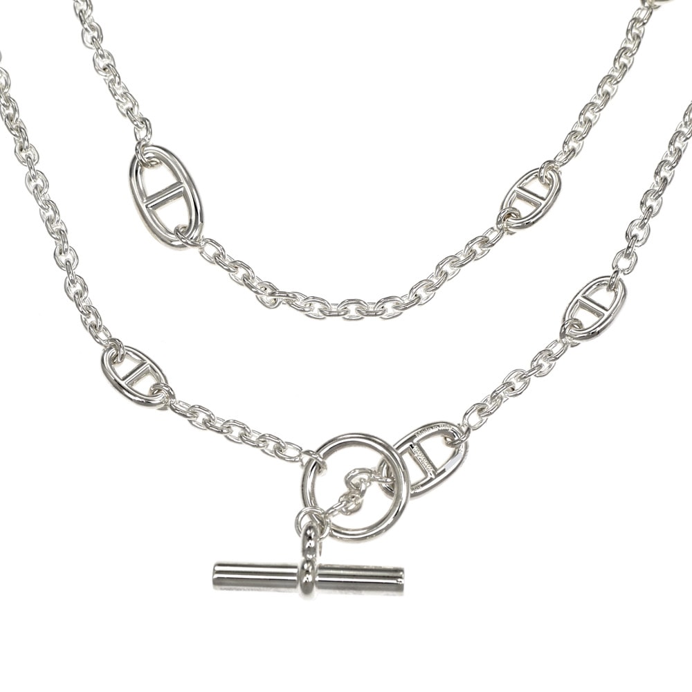 名東】【HERMES】エルメス ネックレス シェーヌダンクル ファラン
