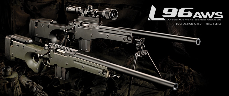 東京マルイ】L96 AWS｜ODストック｜ボルトアクション｜スナイパー