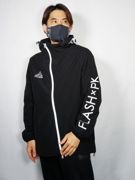30%OFF FLASH PACKER「ストレッチナイロン斜めジップ・ジャケット [SNP