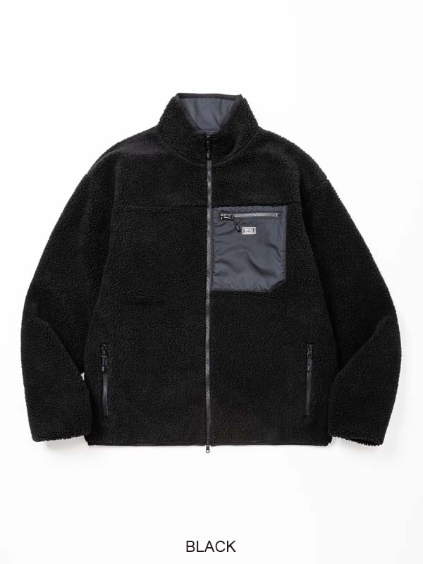 30%OFF ボアジャケット REVERSIBLE SHEEP BOA JK BLACK SY32 by SWEET
