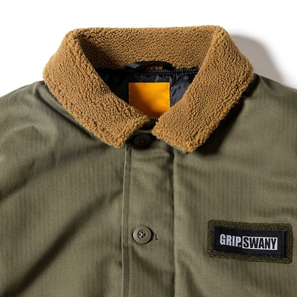 Grip Swany FP Deck JKT Aipha Olive [グリップスワニー]