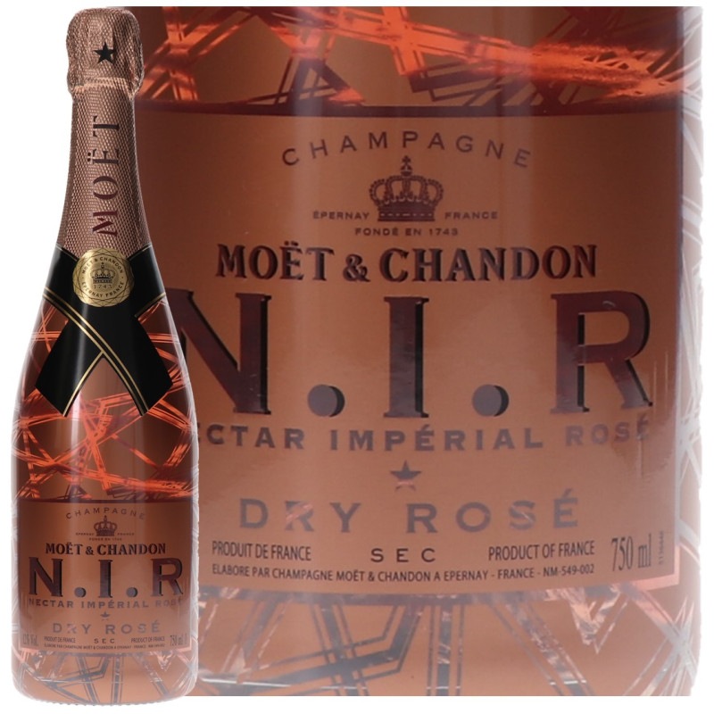【限定】Moët & Chandon N.I.R. ロゼ MOET＆CHANDON（モエ・エ・シャンドン） 未開栓 ニル ネクター アンぺ