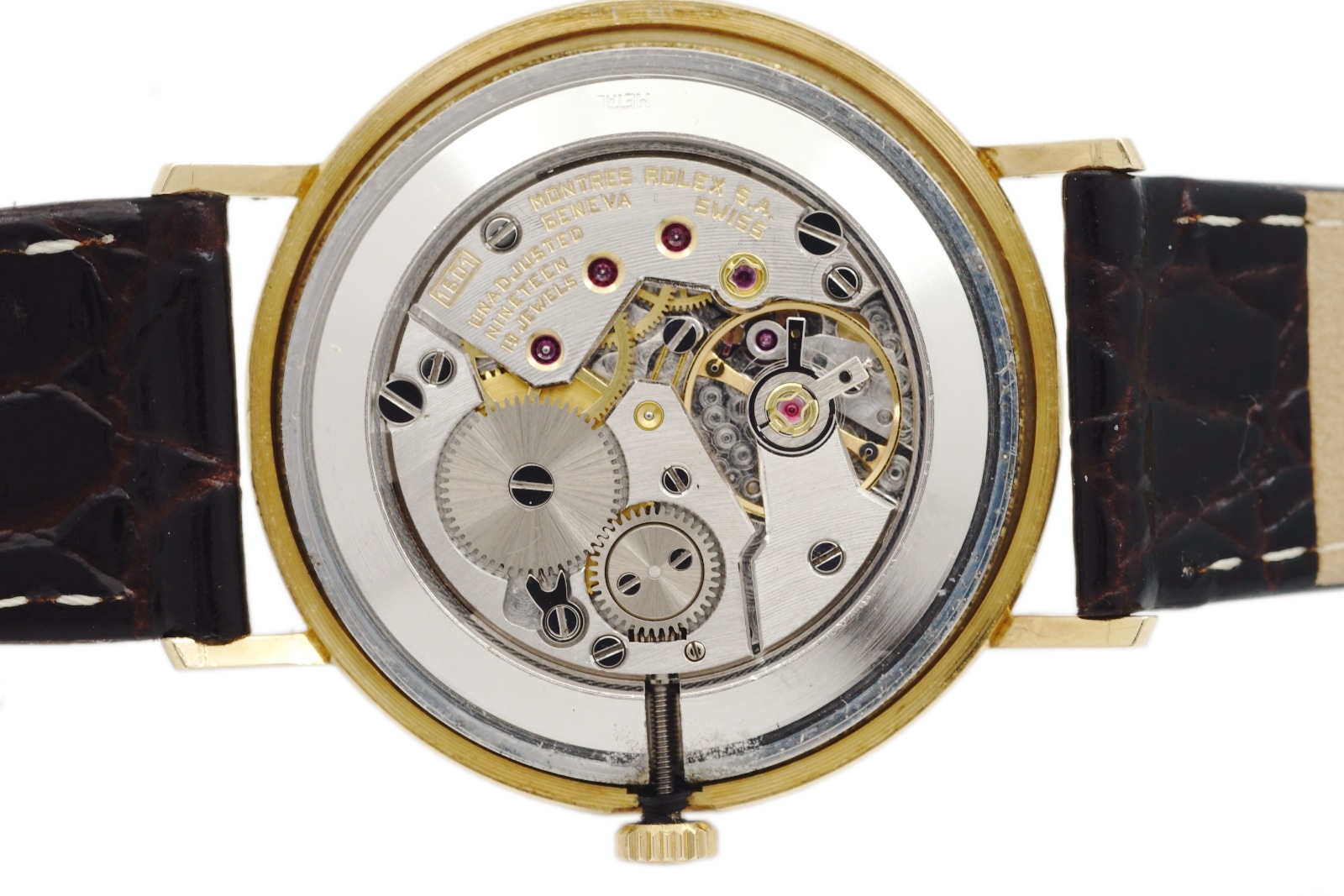 ロレックス チェリーニ メンズ Ref.4112 18金無垢 純正尾錠 Cal.1601