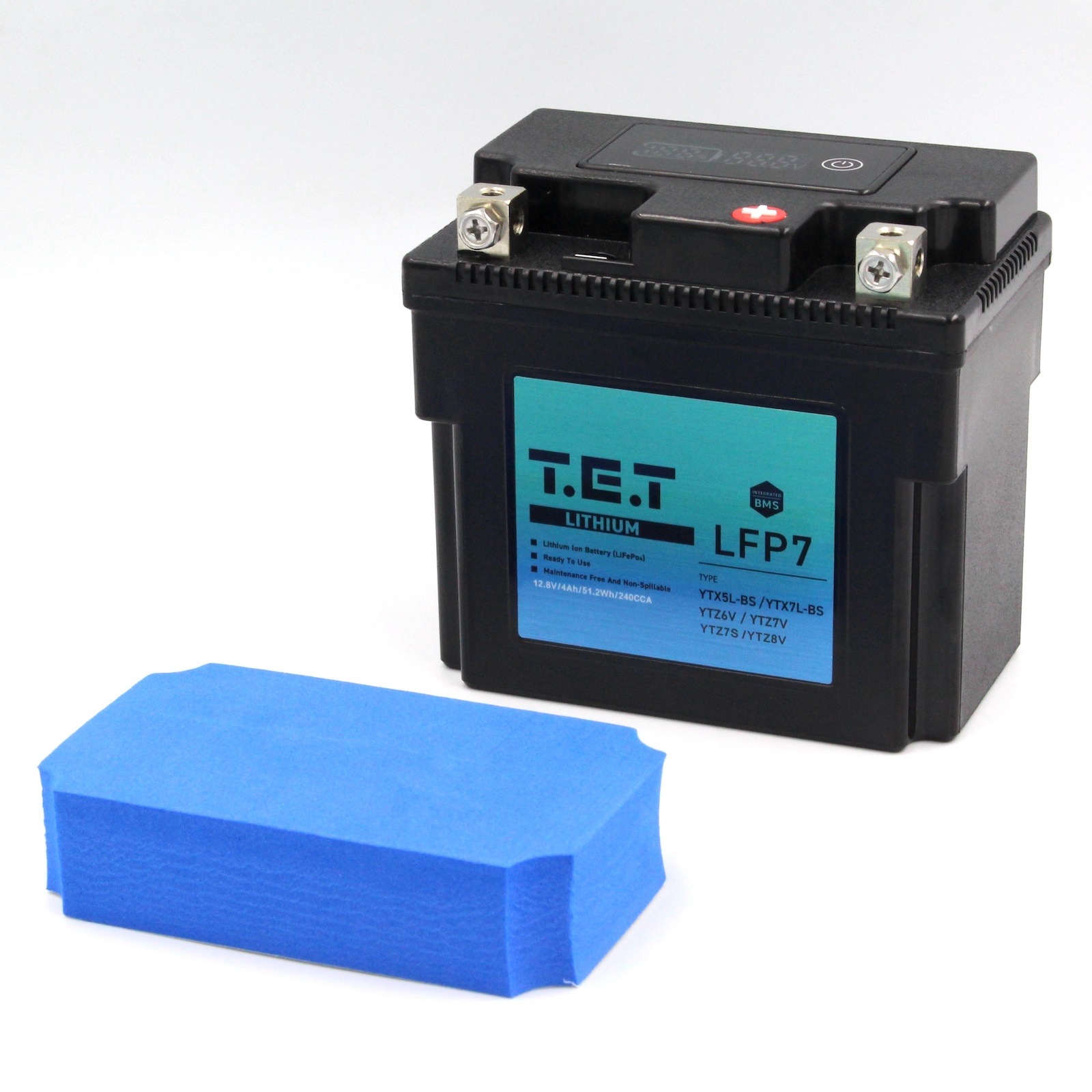 T.E.T LFP7L 超軽量 リチウムイオンバッテリーYTX7L-BS / YTX5L-BS
