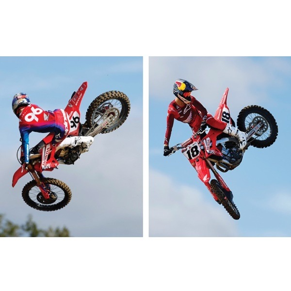 CRF 450 250 21〜24年モデル外装 オールレッドのニューカラー、Honda