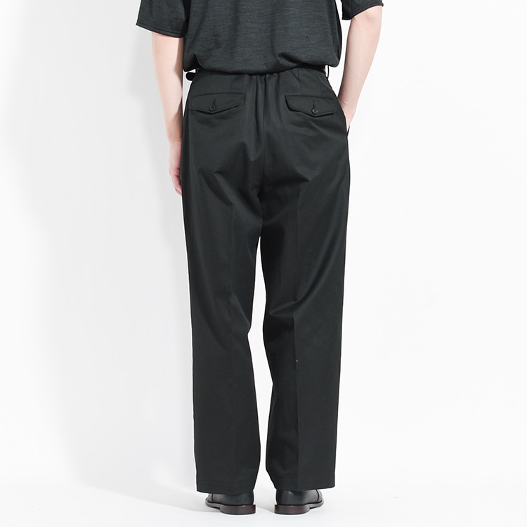 ULPT65-KA193-A]ULTERIOR(アルテリア)FINX COTTON GABARDINE TUCKED