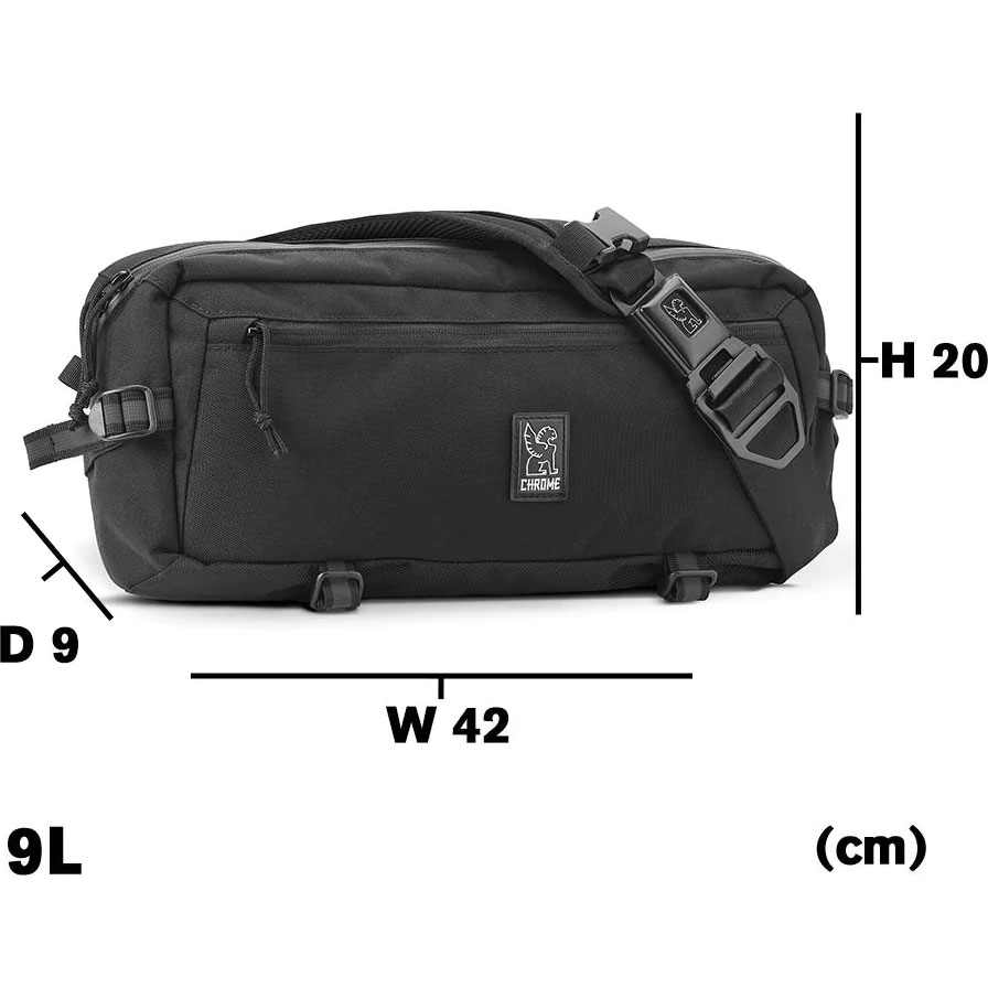 クローム KADET 9L スリングバッグ ブラックタープ | バッグ