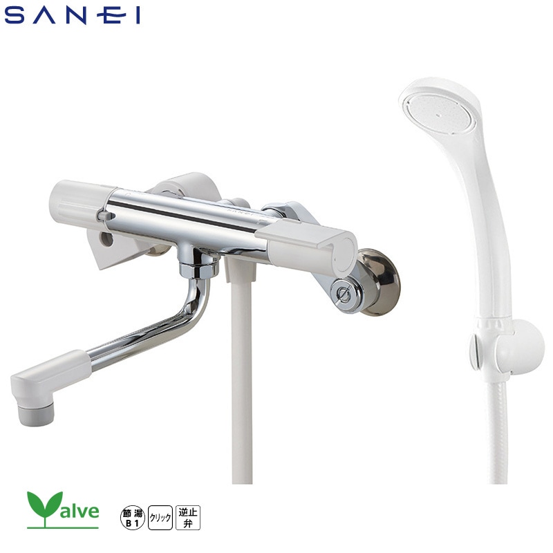 ユアサプライムス.com｜SANEI 壁付サーモスタットシャワー混合栓 一般