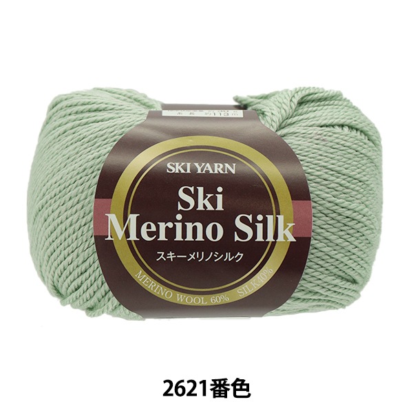 秋冬毛糸 『Ski Merino Silk(スキーメリノシルク) 2621番色』 SKIYARN