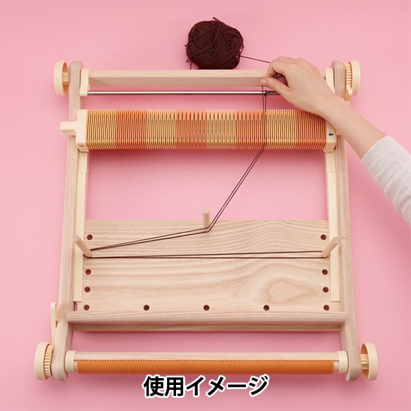 手織りセット 『手織り機 咲きおり 40cm (30羽セット) 57-950』 Clover