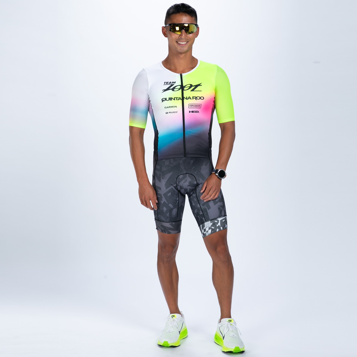 Team Zoot 2026限定】MEN'S TRI AERO FZ RACESUIT (TZ Afterglow