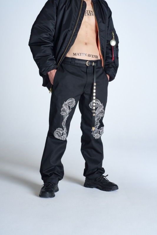 Dickies × MATIN AVENIR ワークパンツリーフ ブラック | すべての商品