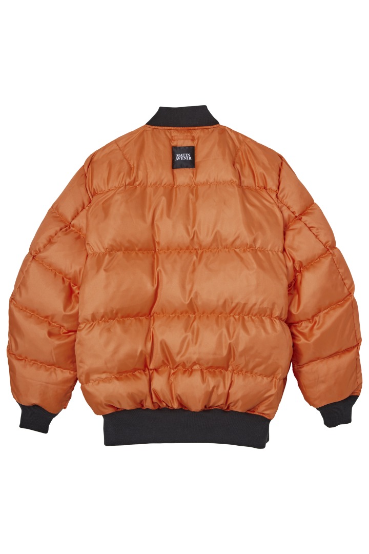 ALPHA INDUSTRIES MATIN AVENIR MA-1 パフィジャケット ブラック