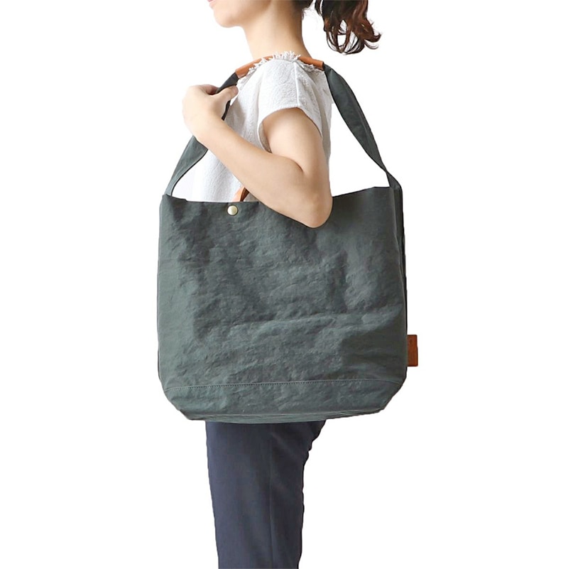 ツツム TUTUMU News paper tote 豊岡鞄 2Wayトートバッグ S2000（1602