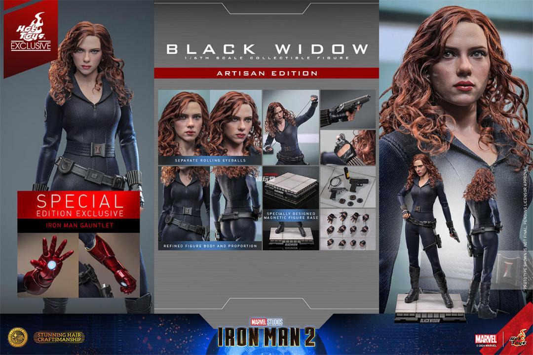 ホットトイズ 1/6 アルチザン 『アイアンマン2』 ブラック・ウィドウ