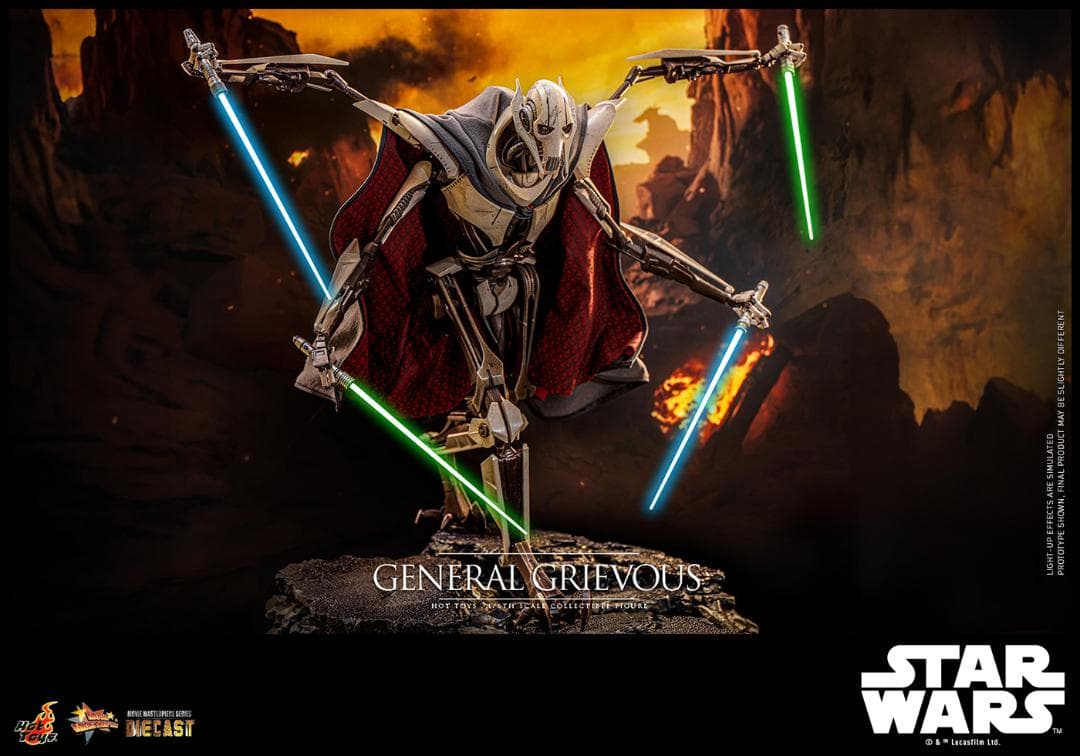 ホットトイズ 1/6 スター・ウォーズ シスの復讐 グリーヴァス将軍