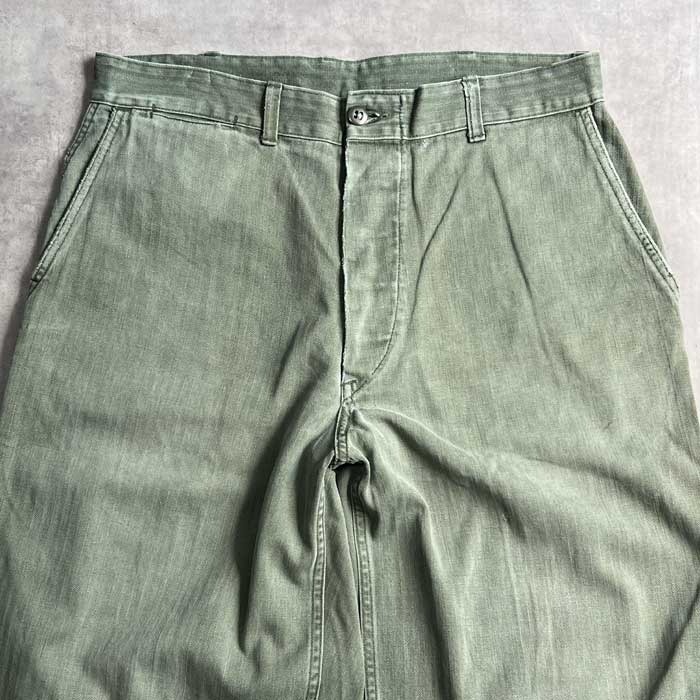 50'S USMC P-53 HBT TROUSERS W34/L32 50年代 アメリカ海兵隊
