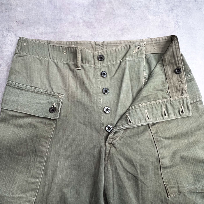 40'S WWⅡ USMC P-44 HBT TROUSERS MONKEY PANTS W36 40年代 WWⅡ米海