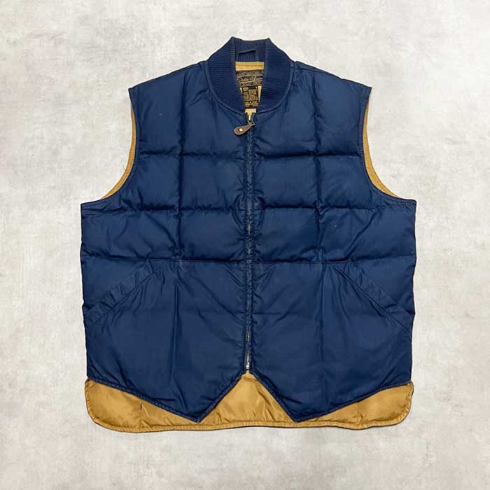 70'S EDDIE BAUER GOOSE DOWN VEST NAVY/L 70年代 エディバウアー