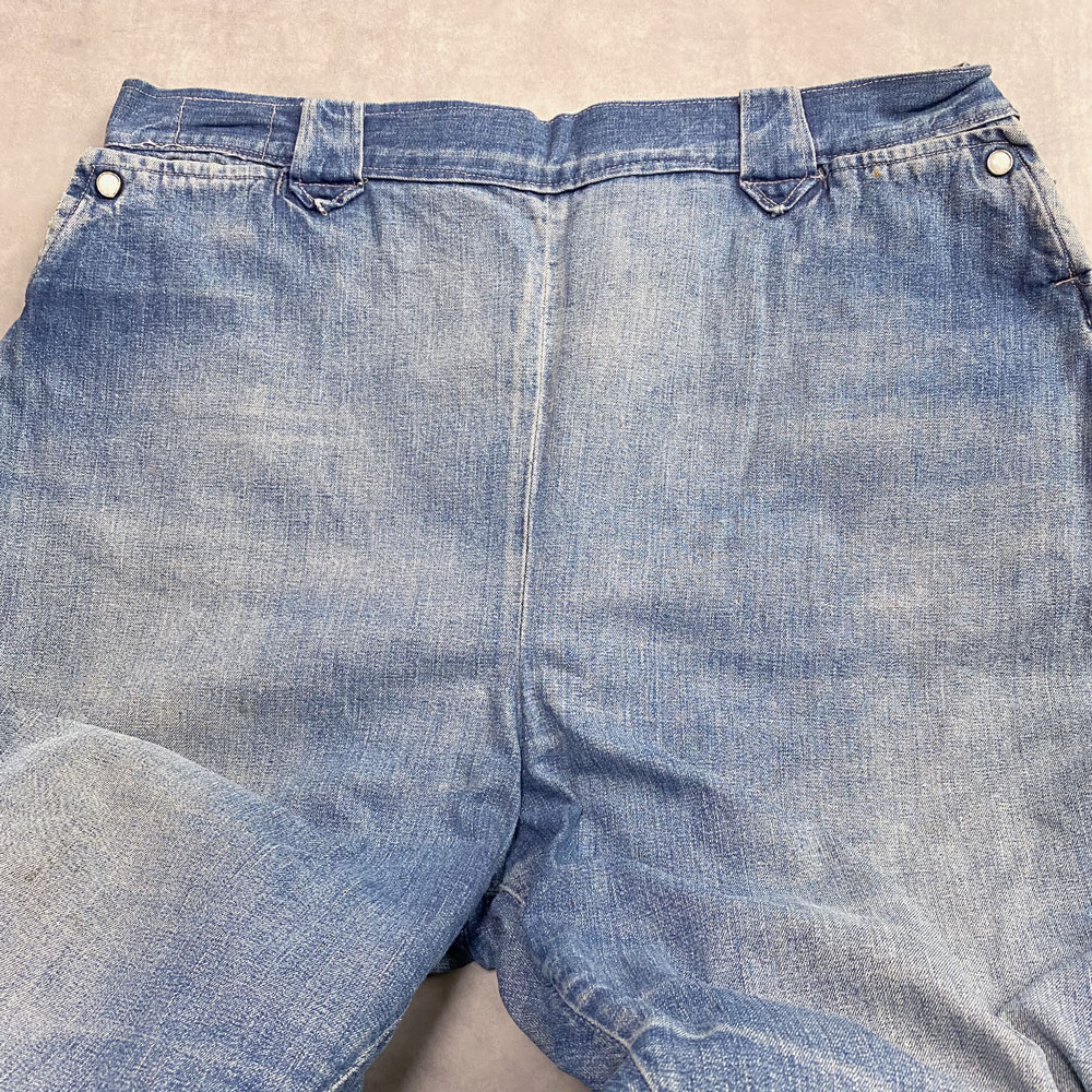 50's LEVI'S SHORT HORN DENIM RANCH PANTS 50年代 リーバイス