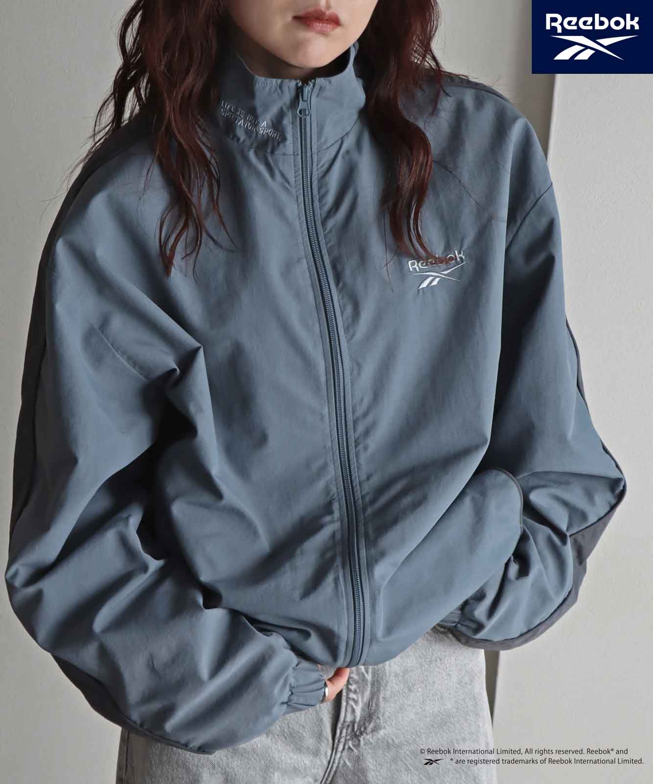 新色追加【10%OFF】【Reebok/リーボック】 別注スモールベクター刺繍裾