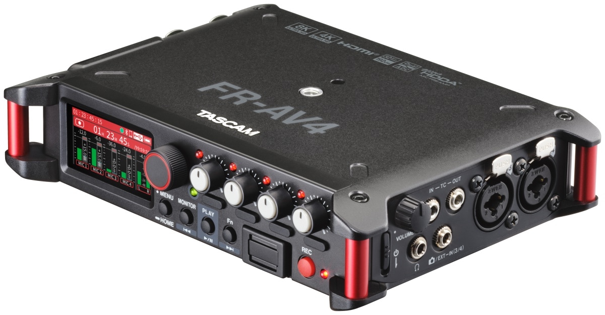FR-AV4 32ビットフロート録音・HDMI Sync対応4chフィールドレコーダー