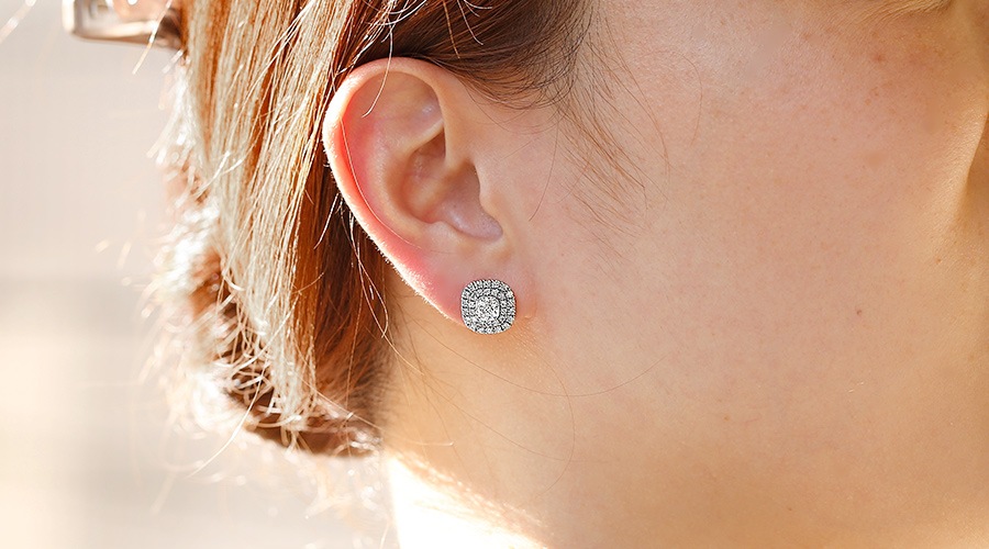 ダイヤモンド ピアス 1.4ct(Total) G VVS1～2 プラチナ GIA 鑑定書付