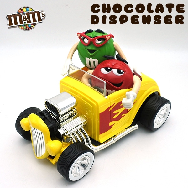 m&m's チョコレート ディスペンサー レッド グリーン イエロー