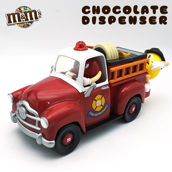 USED品 m&m's チョコレート ディスペンサー レッド イエロー
