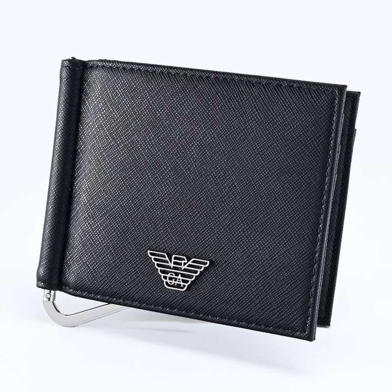 エンポリオ アルマーニ EMPORIO ARMANI マネークリップ式折り財布