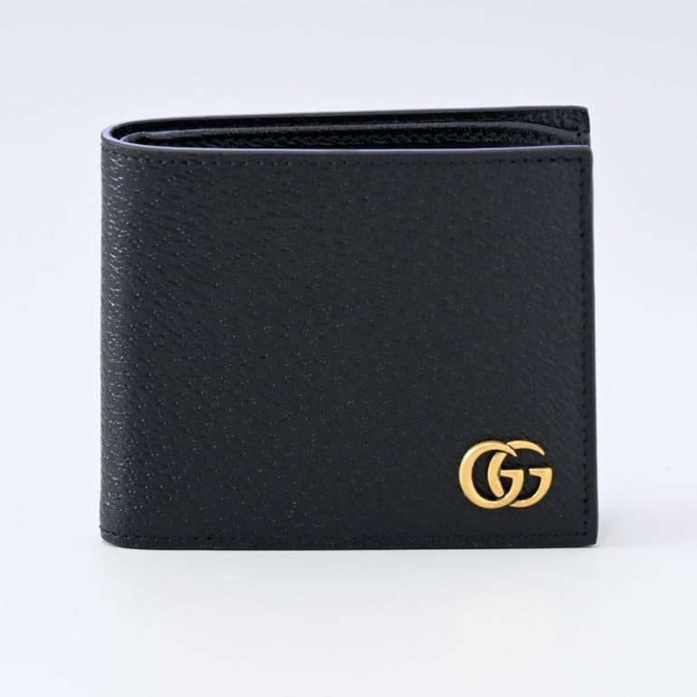 グッチ GUCCI 財布 二つ折り財布 メンズ 札入れ 小銭入れなし GGマー