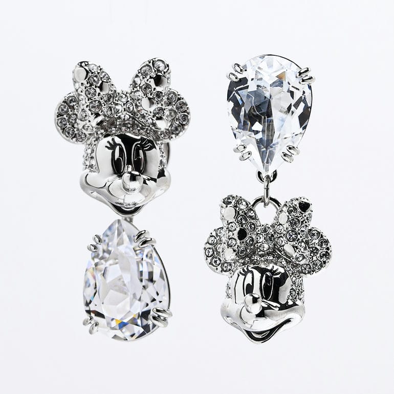 スワロフスキー SWAROVSKI ピアス Disney Minnie Mouse ディズニー