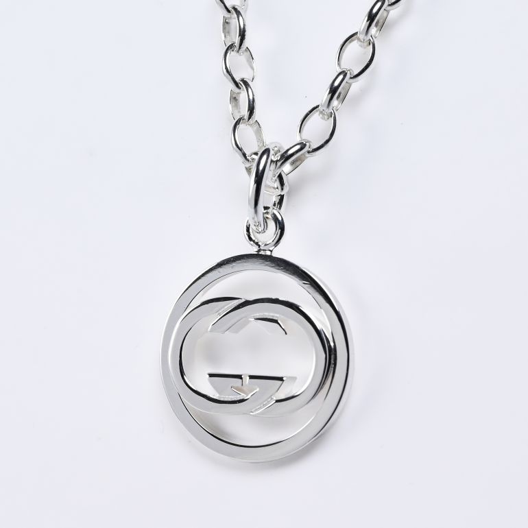グッチ GUCCI ネックレス ジュエリー GGロゴ ペンダント BRANDED