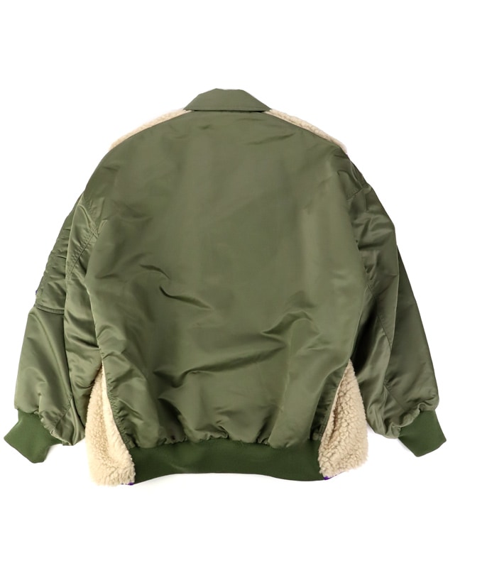 24AW】kolor BEACON カラービーコン ミリタリーナイロンツイルブルゾン