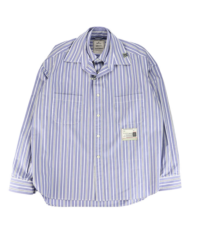 メゾンミハラヤスヒロ Stripe Puffer Shirt 46 楽天市場】【定価80,300
