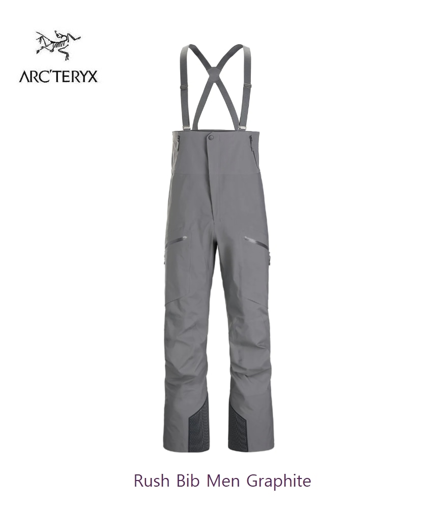 アークテリクス ARC'TERYX Rush Bib Men Graphite L07987600 スキー