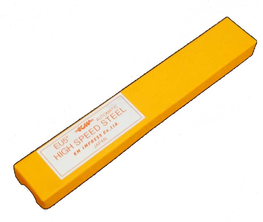 KM 立刃式裁断機（EUタイプ）用裁断刃（5インチ用）黄箱/1枚