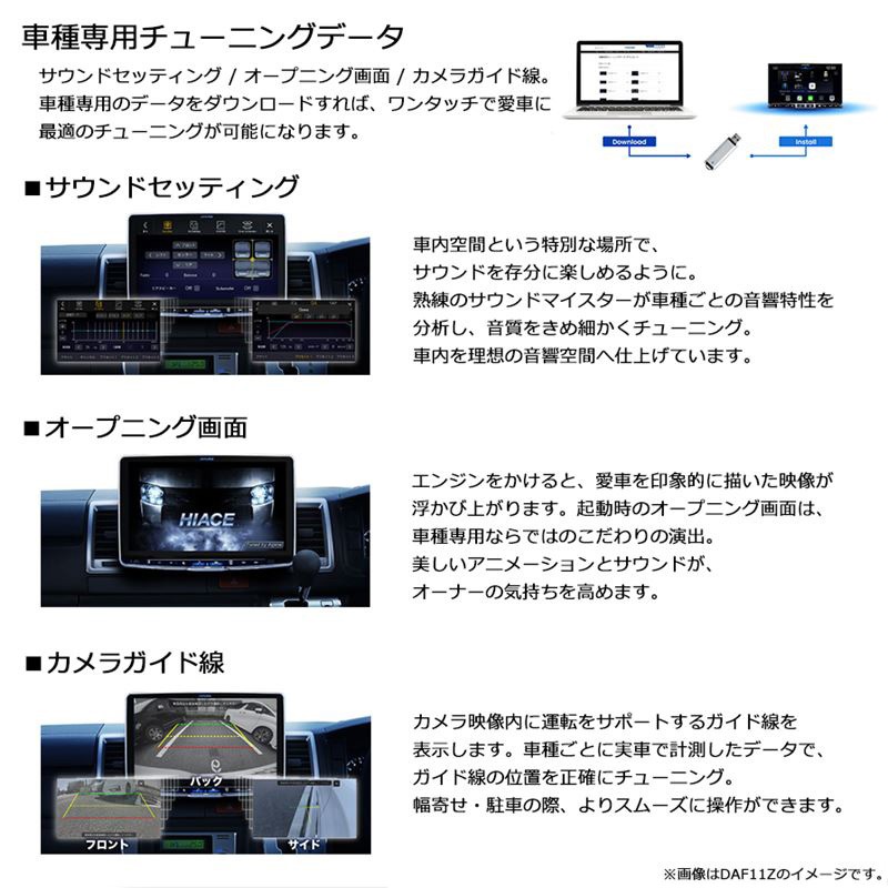 DA7Z アルパイン 7型 DA apple CarPlay/androidauto対応USB/Bluetooth