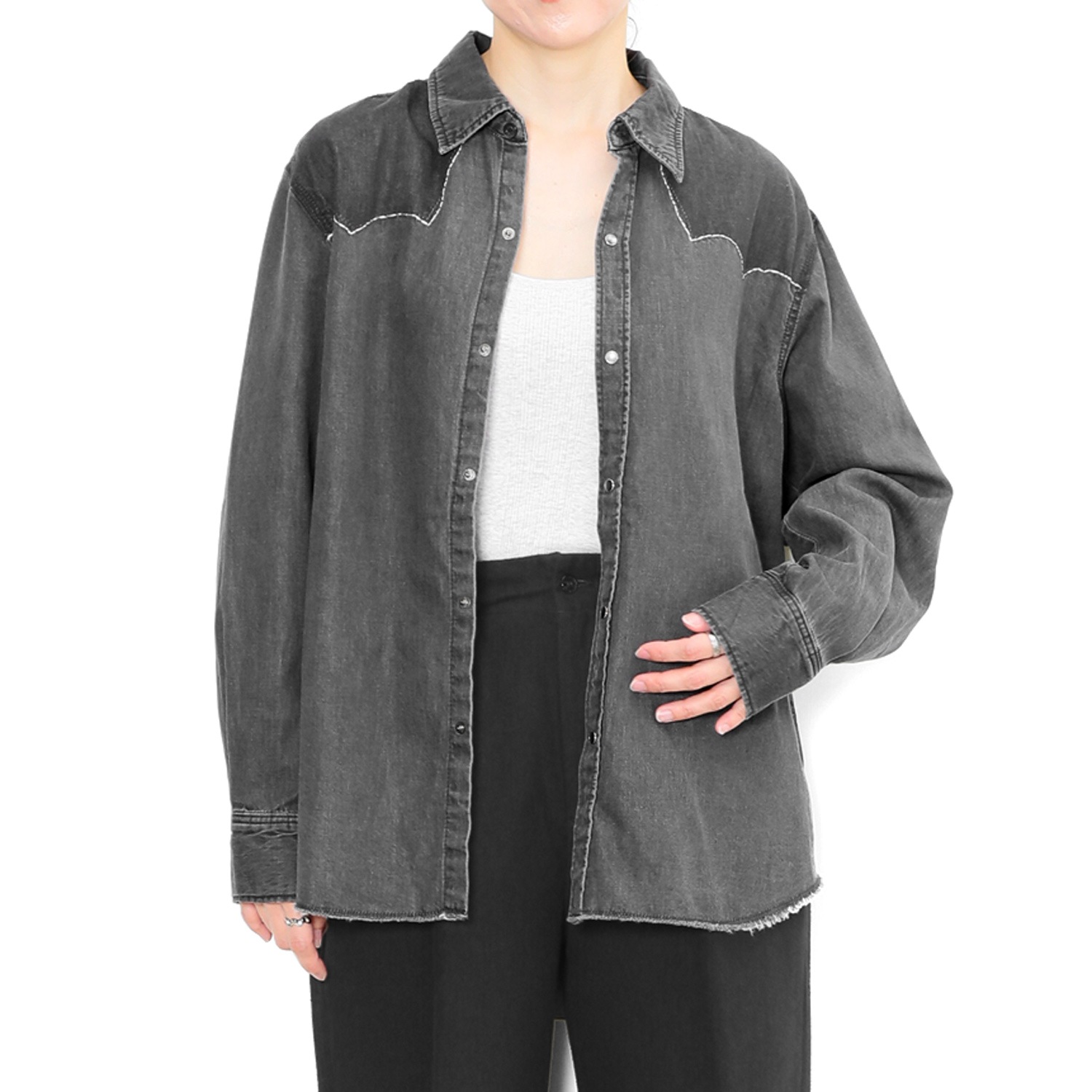 ラスト1/F】デニムウエスタンシャツ | ANTGAUGE OFFICIAL ONLINE SHOP