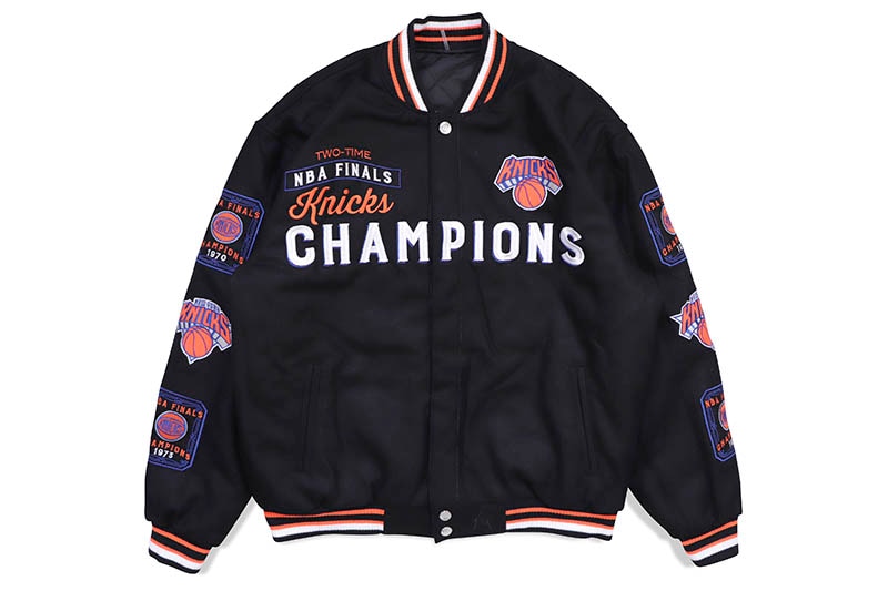 JH Design NEW YORK KNICKS NBA CHAMPIONS REVERSIBLE JACKET