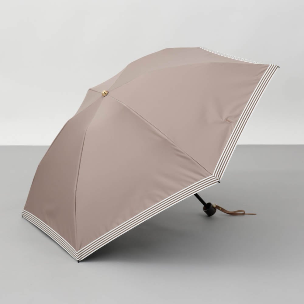 シ*♡様 新品52837ビューランス＊クリーム 1級遮光晴雨兼用折りたたみ