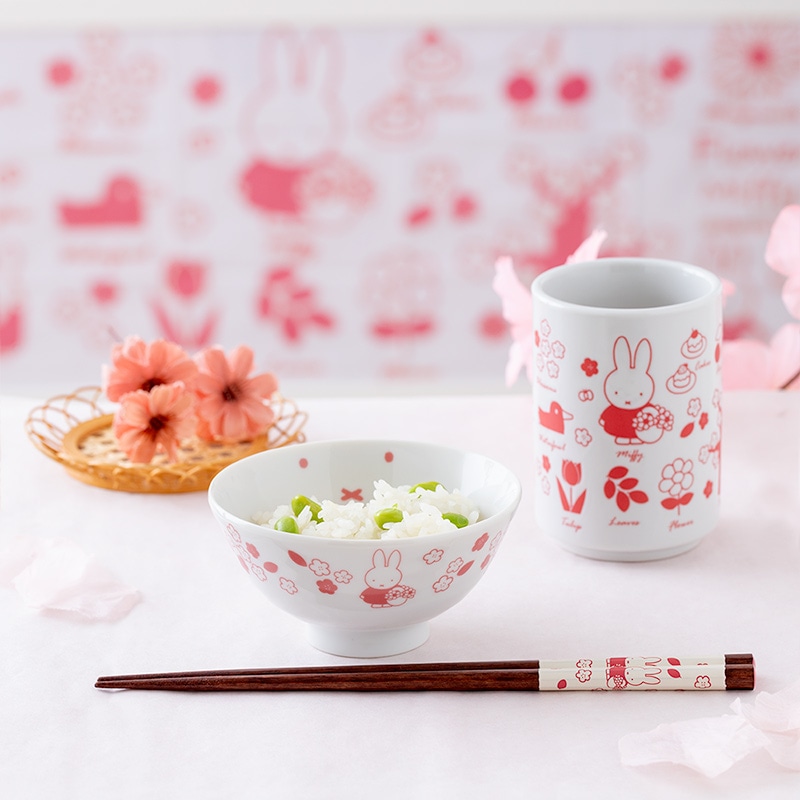 Flower Miffy 和食器『おはなみ』3種 アートフラワーセット | すべての
