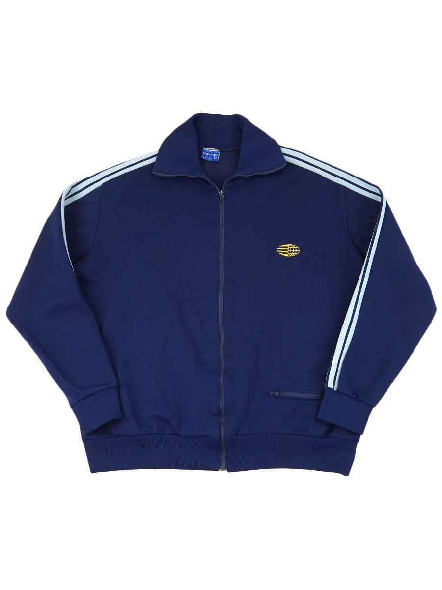 60's adidas ventex ワールドマーク トラックジャケット ネイビー 表記