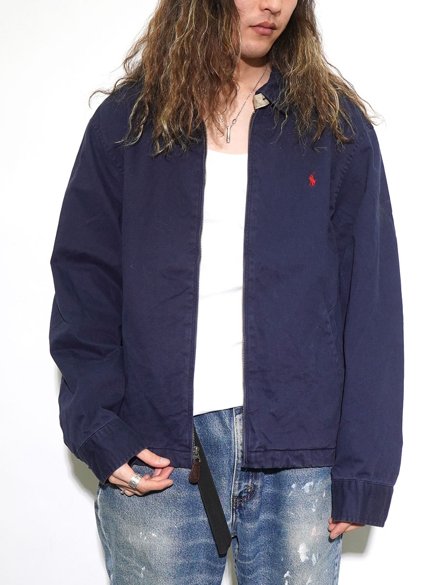 ラルフローレン スウィングトップ ネイビー 表記(L) 裏チェック | NEW