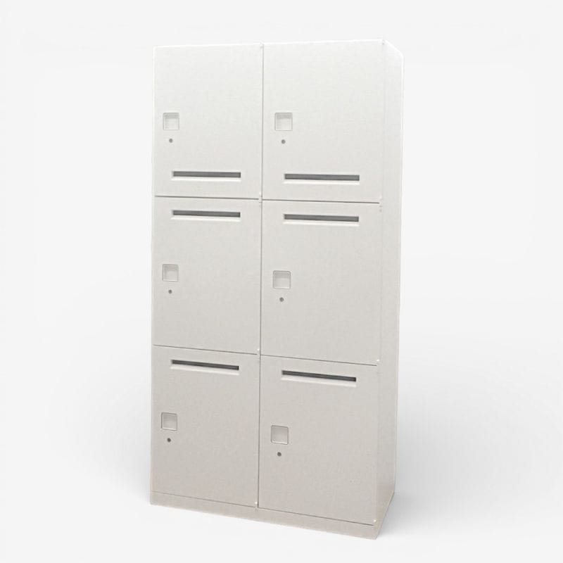 中古オフィス6人用ロッカーの販売