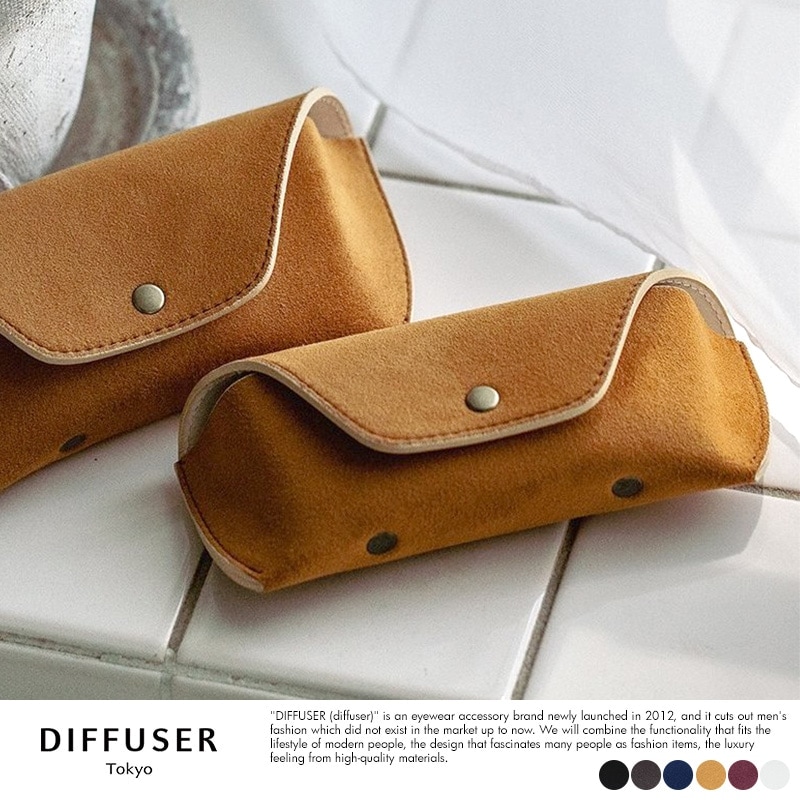 DIFFUSER メガネケース TECH SUEDE EYEWEAR CASE Ssize セミハード