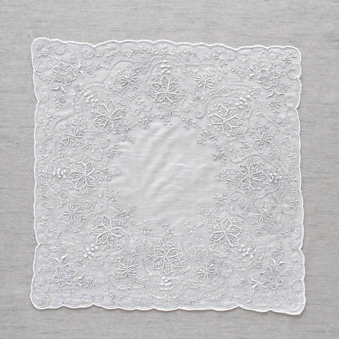 送料無料】汕頭手刺繍 ハンカチ 7203 | レディース,スワトウ ハンカチ